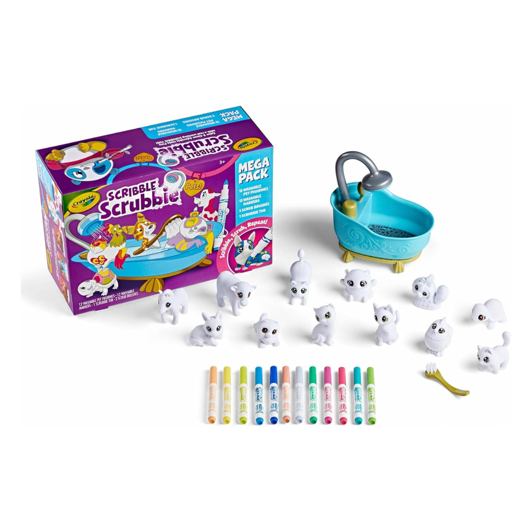 Crayola Scribble Scrubbie Pets Mega Set 2.0 Coloring Toy