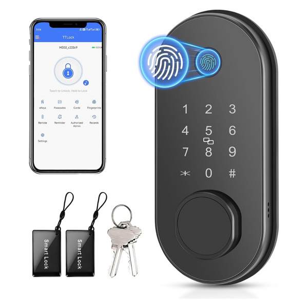 Smart Fingerprint Keyless Entry Door Lock With APP Control