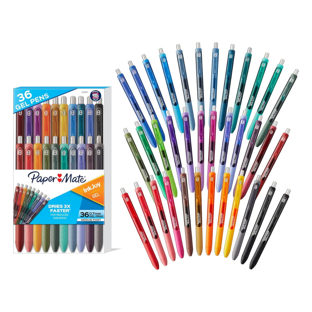 36-Count Paper Mate Medium Point 0.7 mm InkJoy Pens