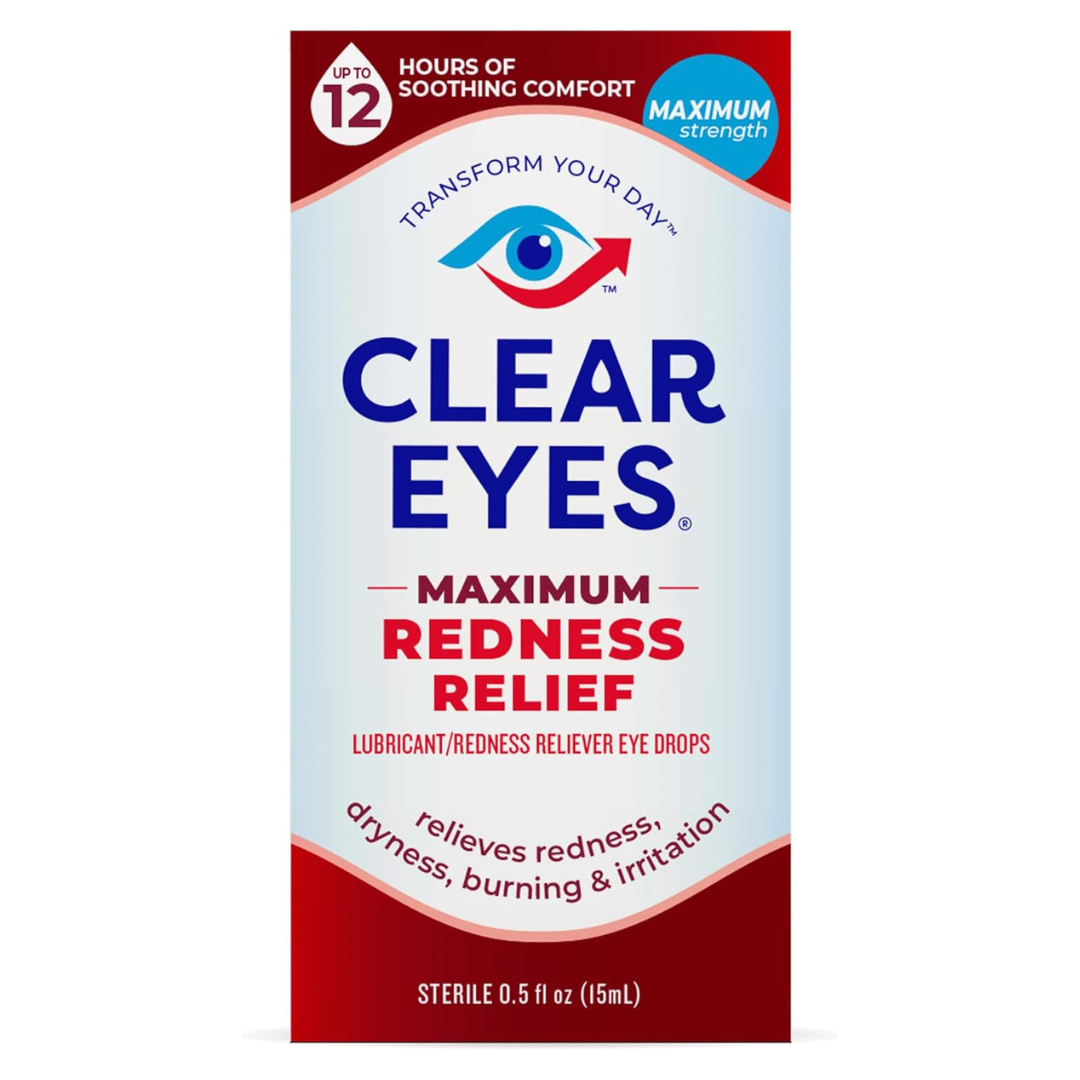 Clear Eyes Maximum Redness Relief Eye Drops, 0.5 Fl Oz