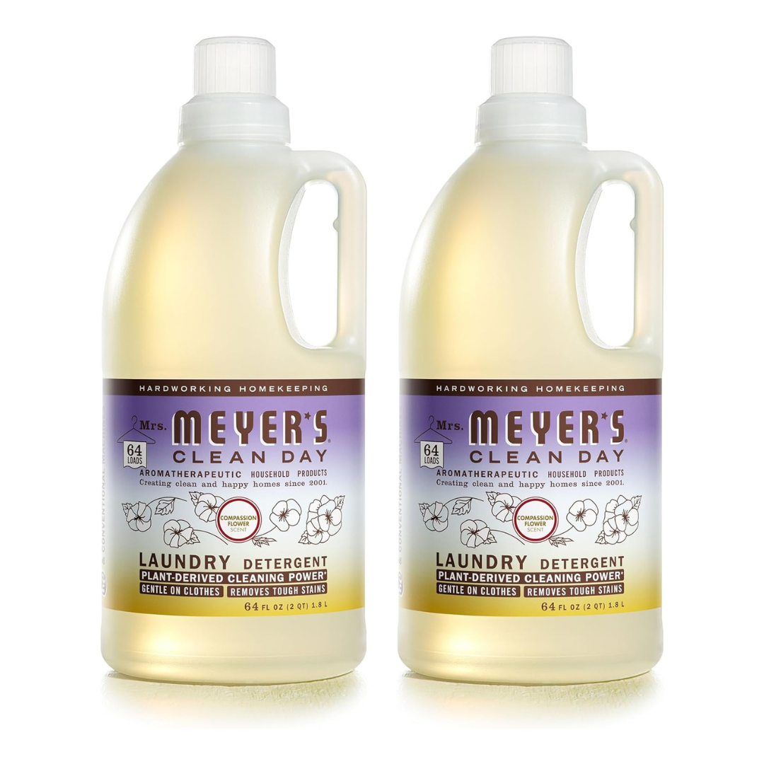 2-Pack Mrs. Meyer's Clean Day Liquid Laundry Detergent