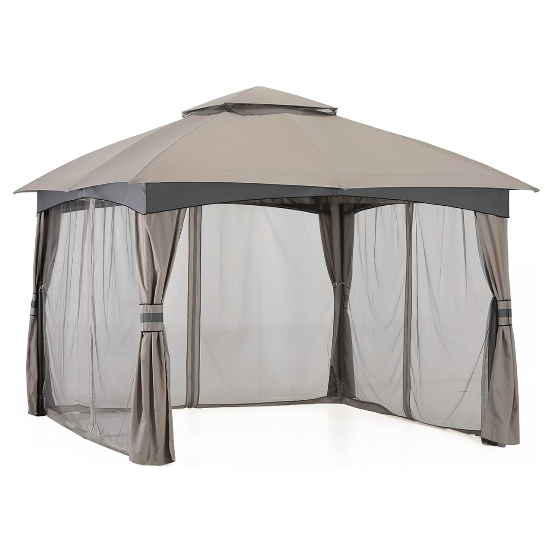 Mastercanopy 10ft x 10ft Outdoor Patio Gazebo