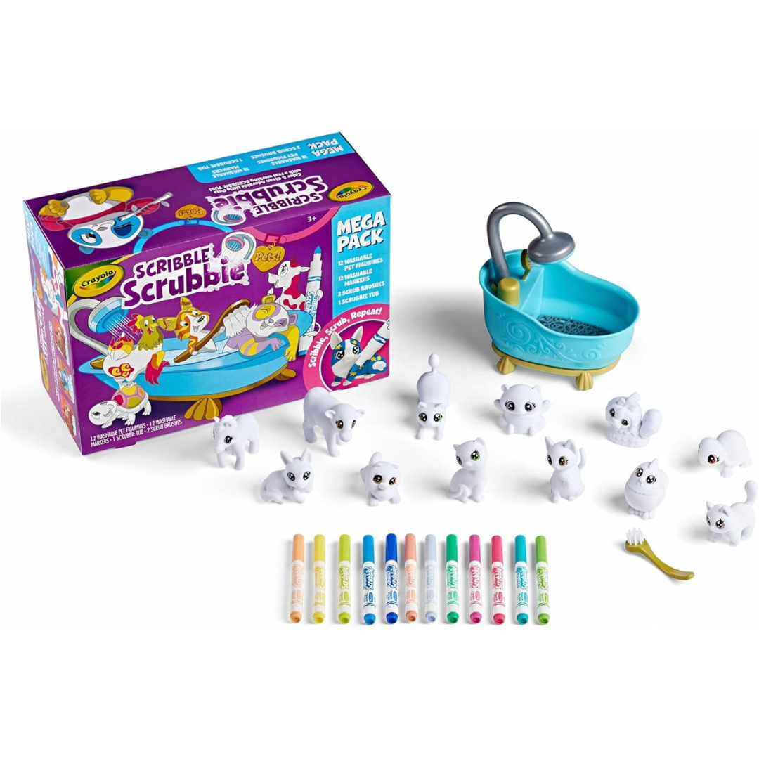 Crayola Scribble Scrubbie Pets Mega Set (25+ Pcs)