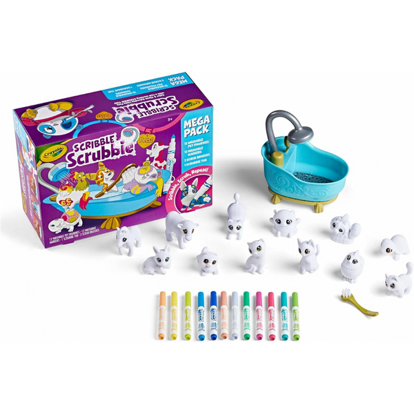 Crayola Scribble Scrubbie Pets Mega Set (25+ Pcs)