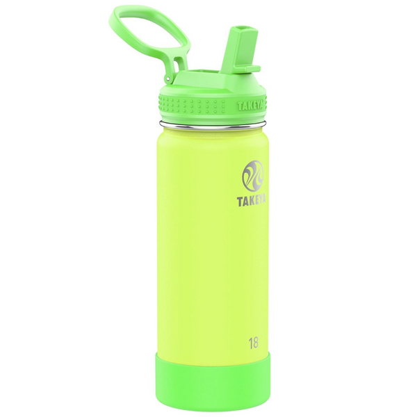 Takeya Actives Kids 18 Oz Glow In The Dark Insulated Water Bottle