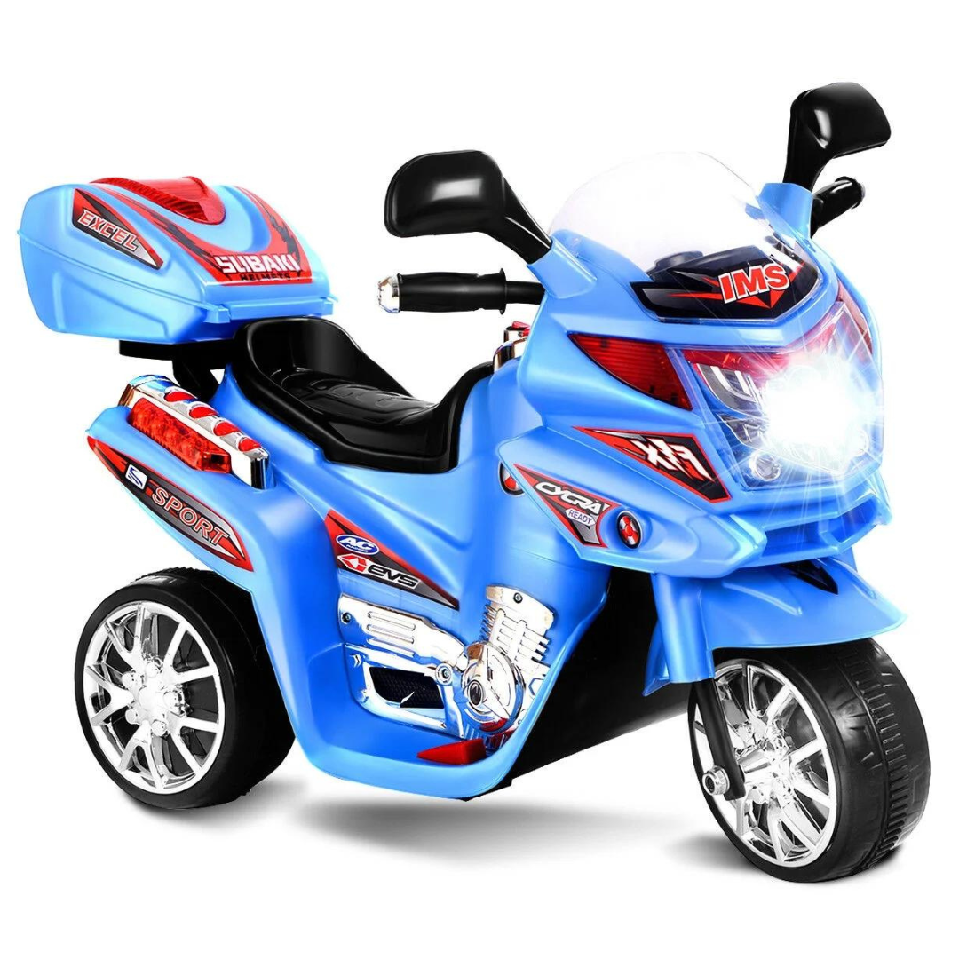 Costway Kids 3 Wheel 6V Battery Powered Electric Ride On Motorcycle Toy