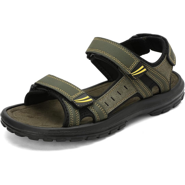 Men's Open Toe Adjustable Athletic Sandals With Arch Support