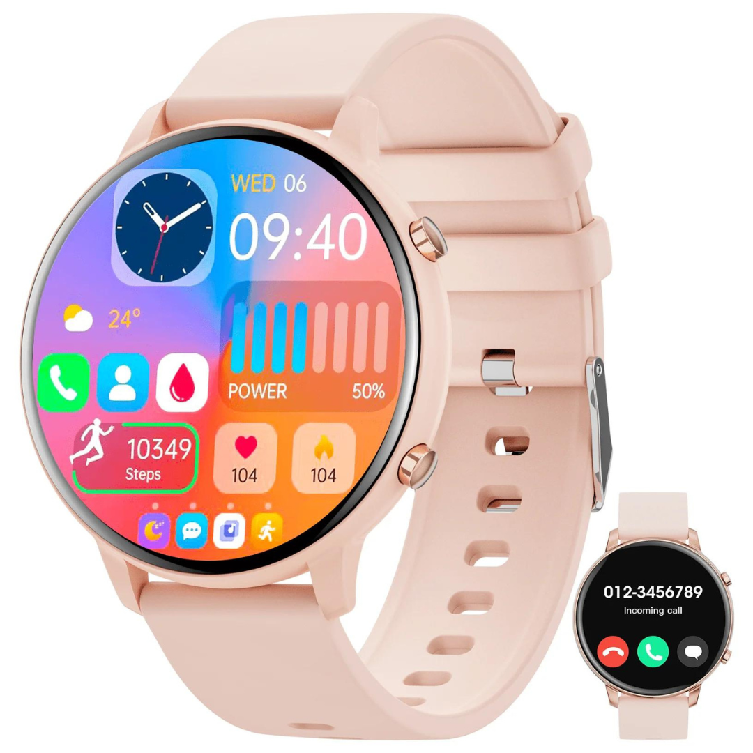 Carkira 1.39 Inch Movement Modes Womens Smartwatch