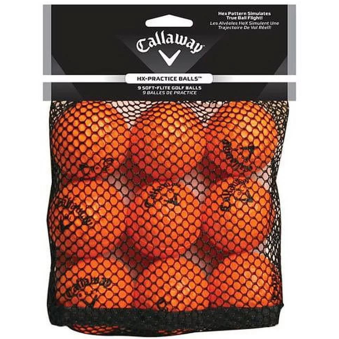 9-Count Callaway HX Soft-Flight Foam Practice Golf Balls