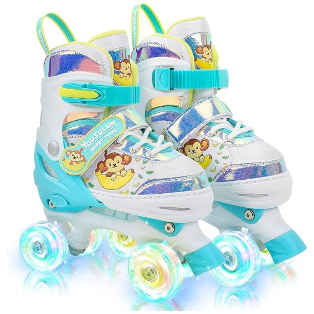 Kids Roller Skates With Light Up Wheels