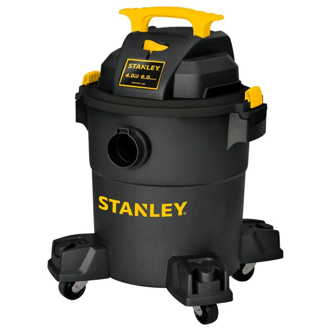 6-Gallon Stanley Wet/Dry Vacuum Shop Vacuum (Black)