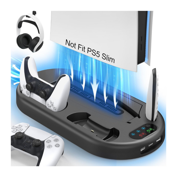 AMZDM PS5 Dual Cooling & Charging Station