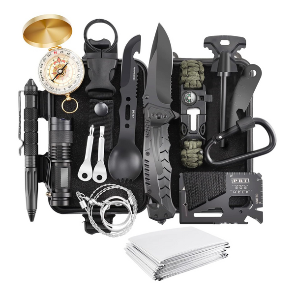 Verifygear 17-In-1 Emergency Survival Gear And Equipment Kit