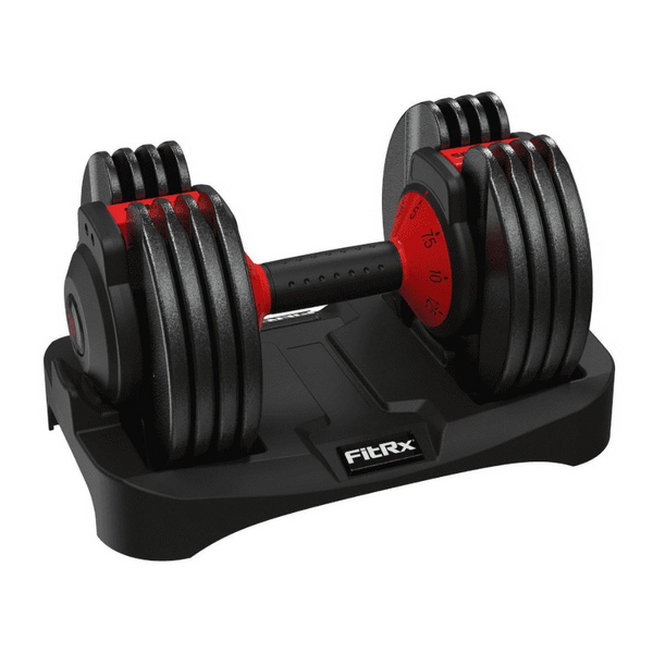 FitRx Smartbell Adjustable 5-25lbs Dumbbell (Single)