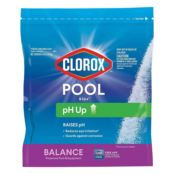 Clorox Pool&Spa 4LB Swimming Pool pH Up Balance