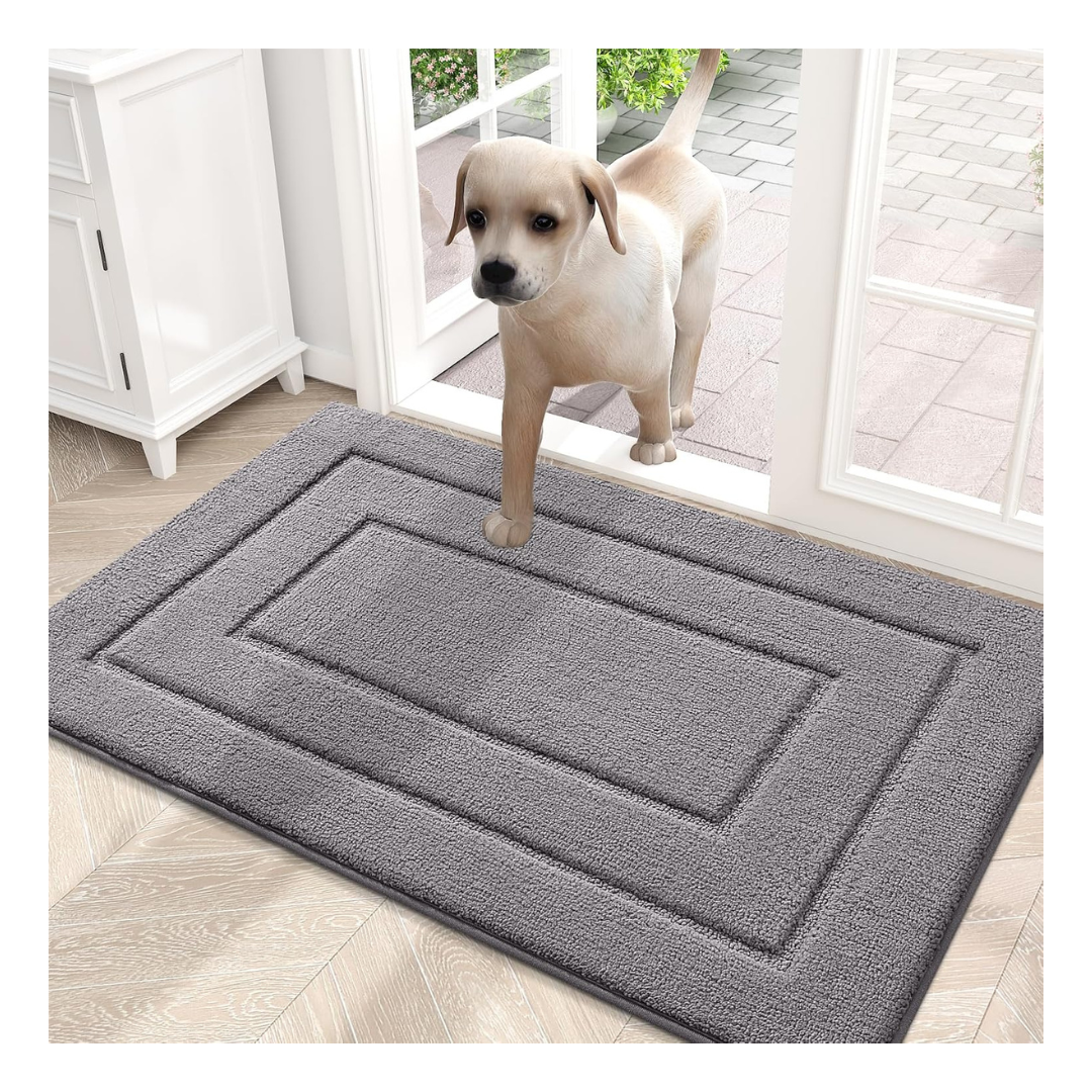 Indoor Entrance Absorbs Moisture 30" x 20" Dirt Low Profile Door Mat