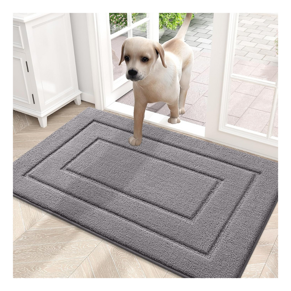 Indoor Entrance Absorbs Moisture 30" x 20" Dirt Low Profile Door Mat