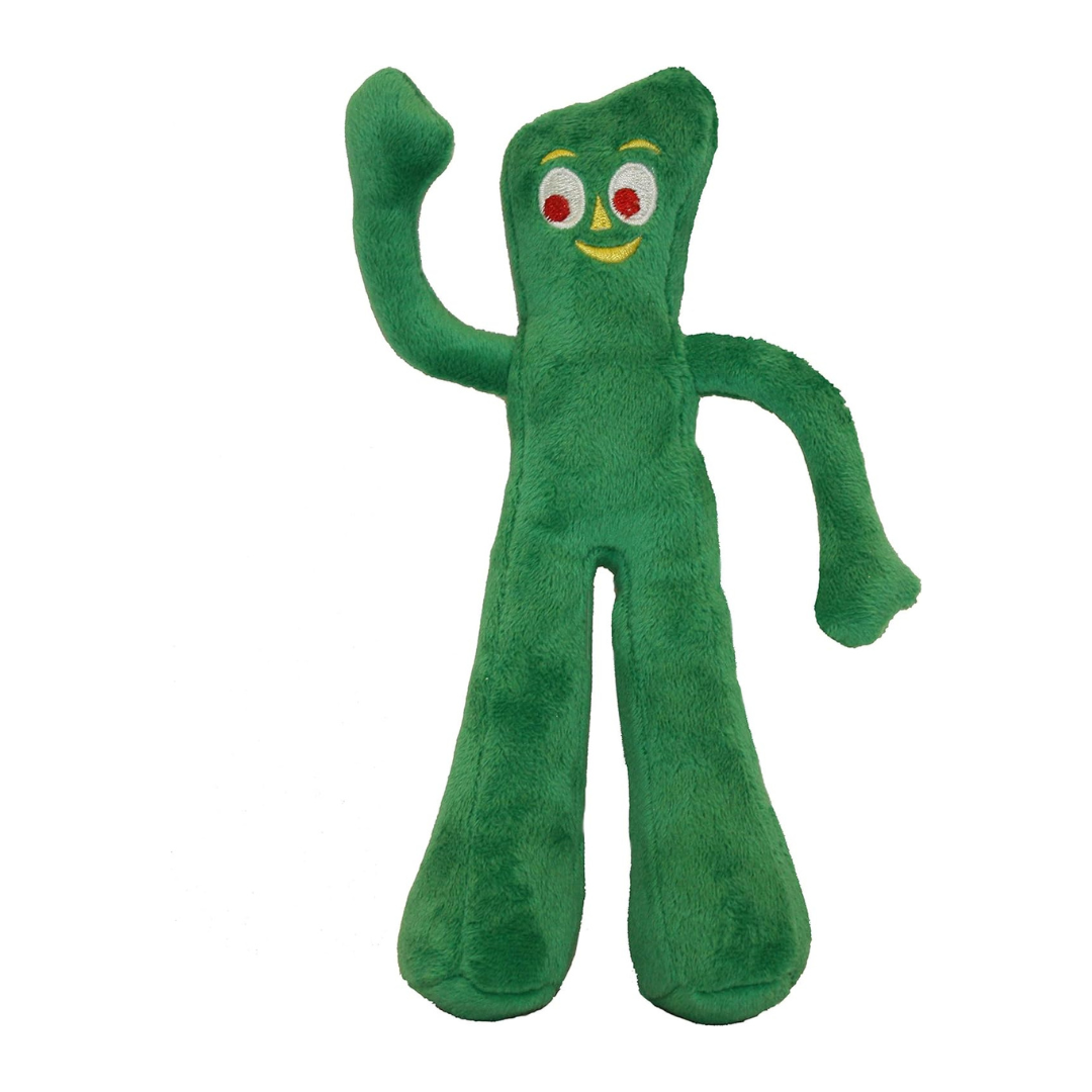 Multipet 9" Gumby Plush Filled Dog Toy