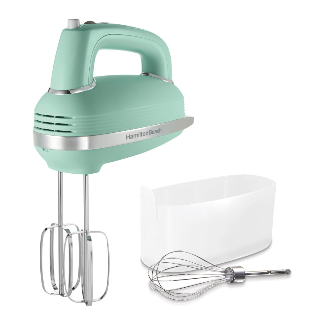 Hamilton Beach Vintage-Style 5-Speed Electric Hand Mixer