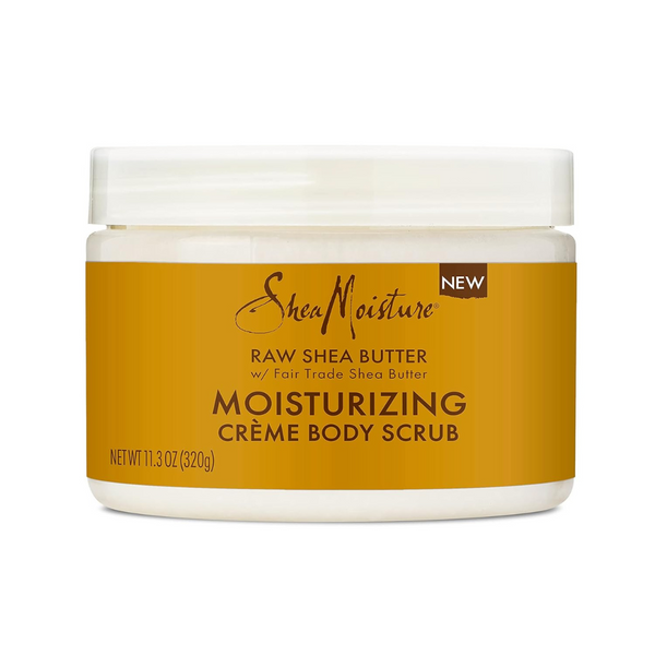 SheaMoisture Raw Fair Trade Shea Butter Moisturizing Exfoliating Creme Body Scrub, 11.3 Oz