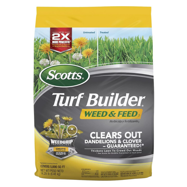 Scotts 14.29Lbs Turf Builder Weed and Feed 3 Fertilizer