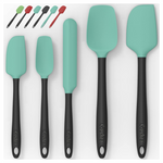 5-Pack Food Grade Silicone Spatula Set