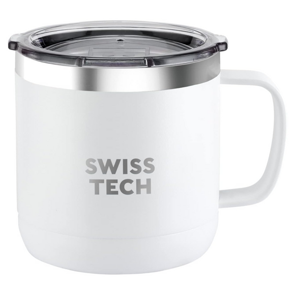 Swiss+Tech 14 oz Double Wall Stainless Steel Vacuum Insulated Mug