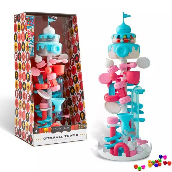 FAO Schwarz Gumball Tower Dispenser Machine