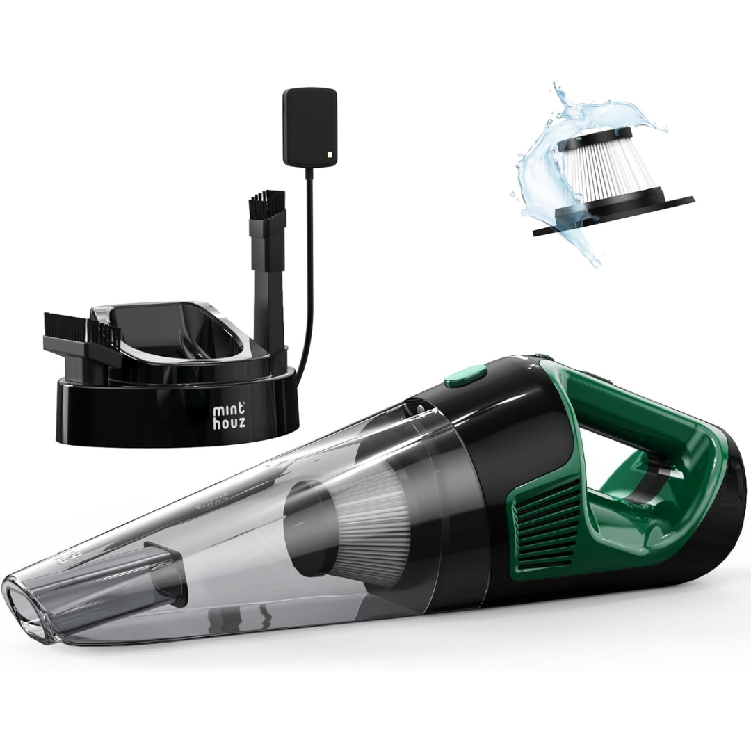 Minthouz Cordless Handheld Vacuum Cleaner, 9000Pa Strong Suction