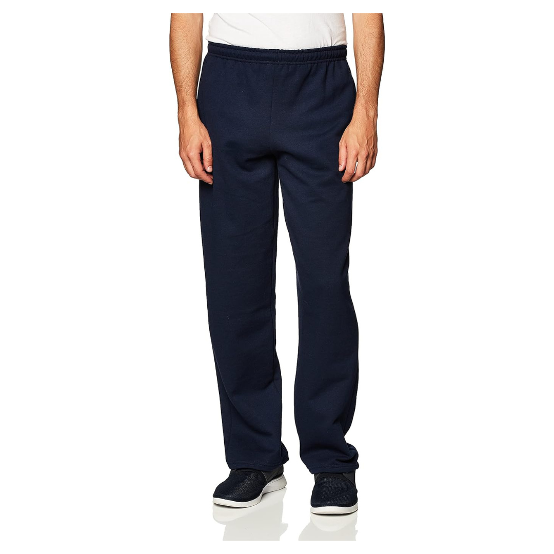 Gildan Adult Fleece Open Bottom Sweatpants With Pockets