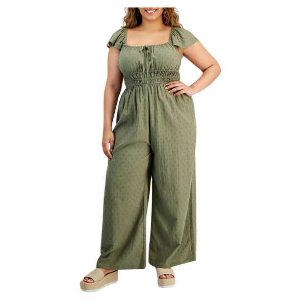 And Now This Trendy Plus Size Corset-Look Jumpsuit (Various)