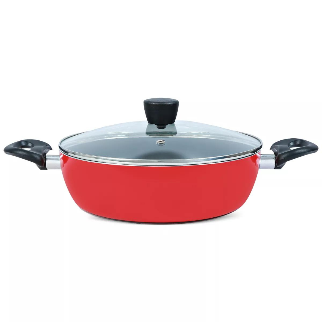 Tools Of The Trade 3-Qt Nonstick Everyday Pan & Lid (Red)