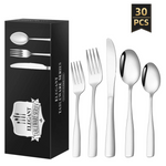 30-Piece Tinana Stainless Steel Silverware Set For 6