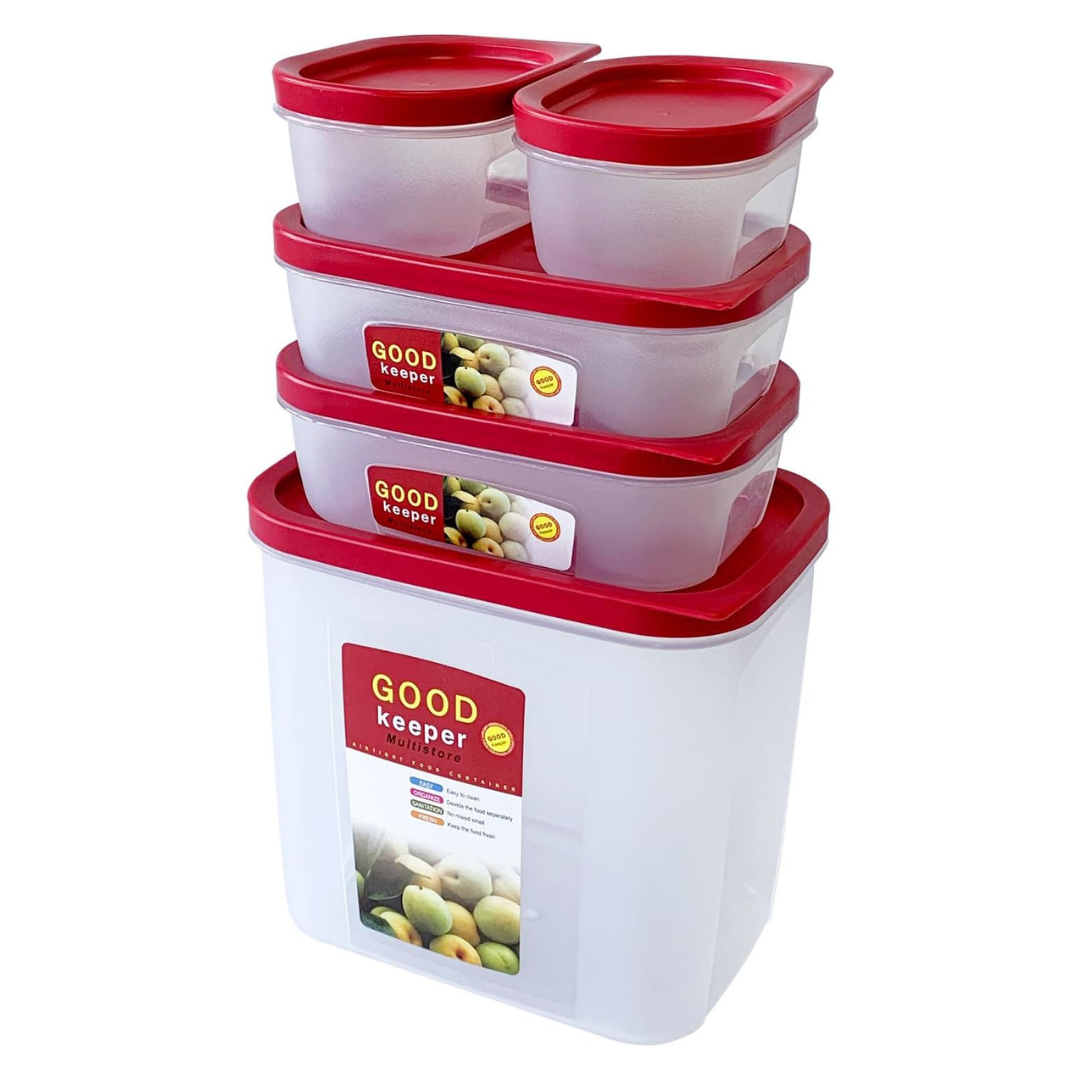 5-Pack Yuesing Freezer Food Storage Containers With Lids