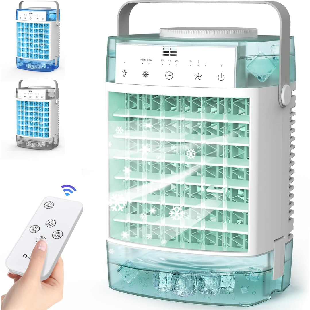 Portable Colorful Night Light Air Conditioners With Remoter