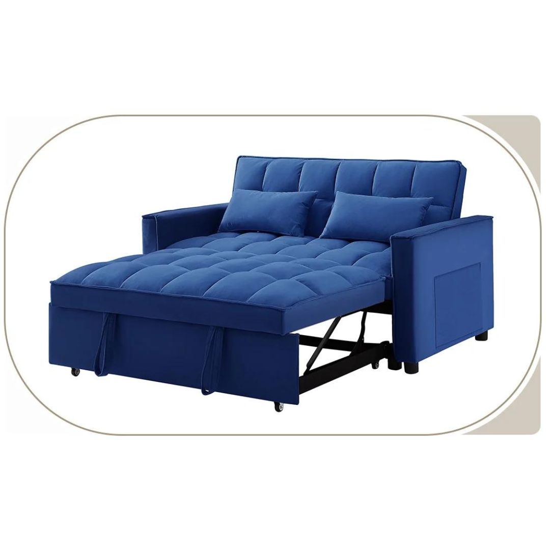 Dinosisco 55" Pull Out Convertible Sofa Bed