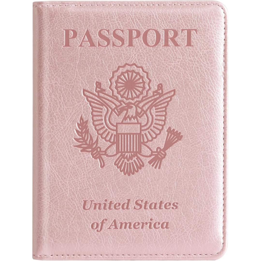 Unisex Premium PU Leather Passport Cover Travel Wallet