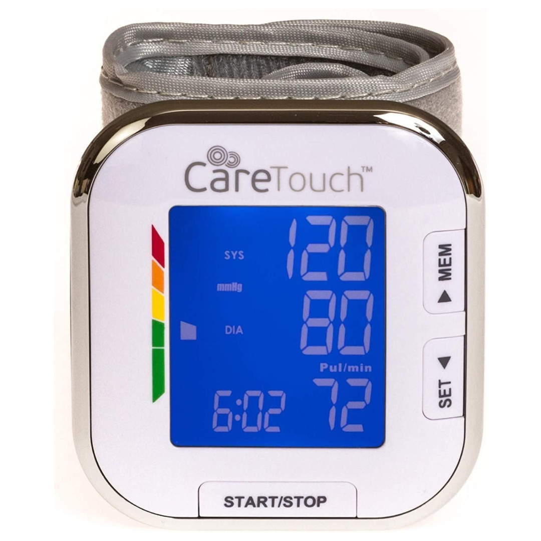 Digital Wrist Blood Pressure Monitor With Batteries & Pouch