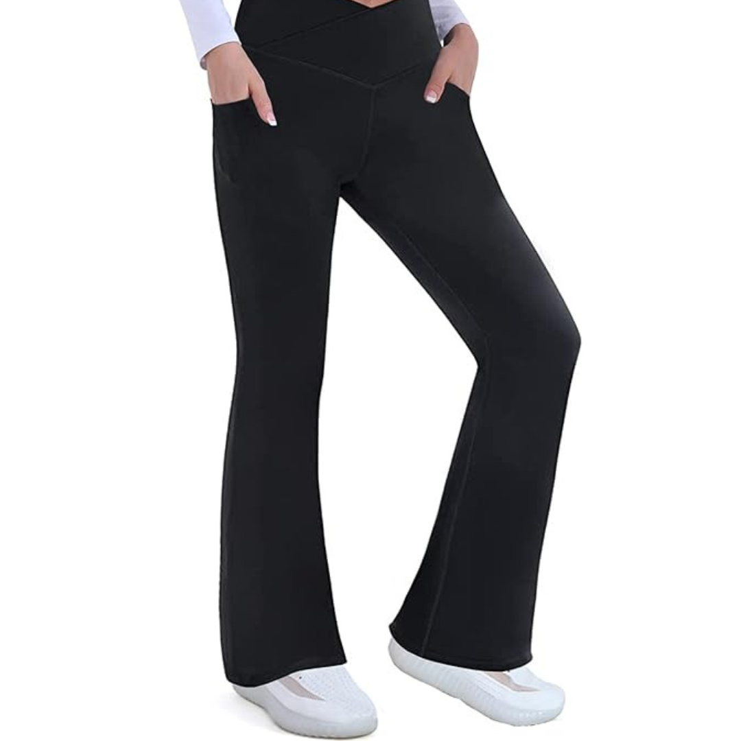 Women's Flare Yoga Pants With Pockets