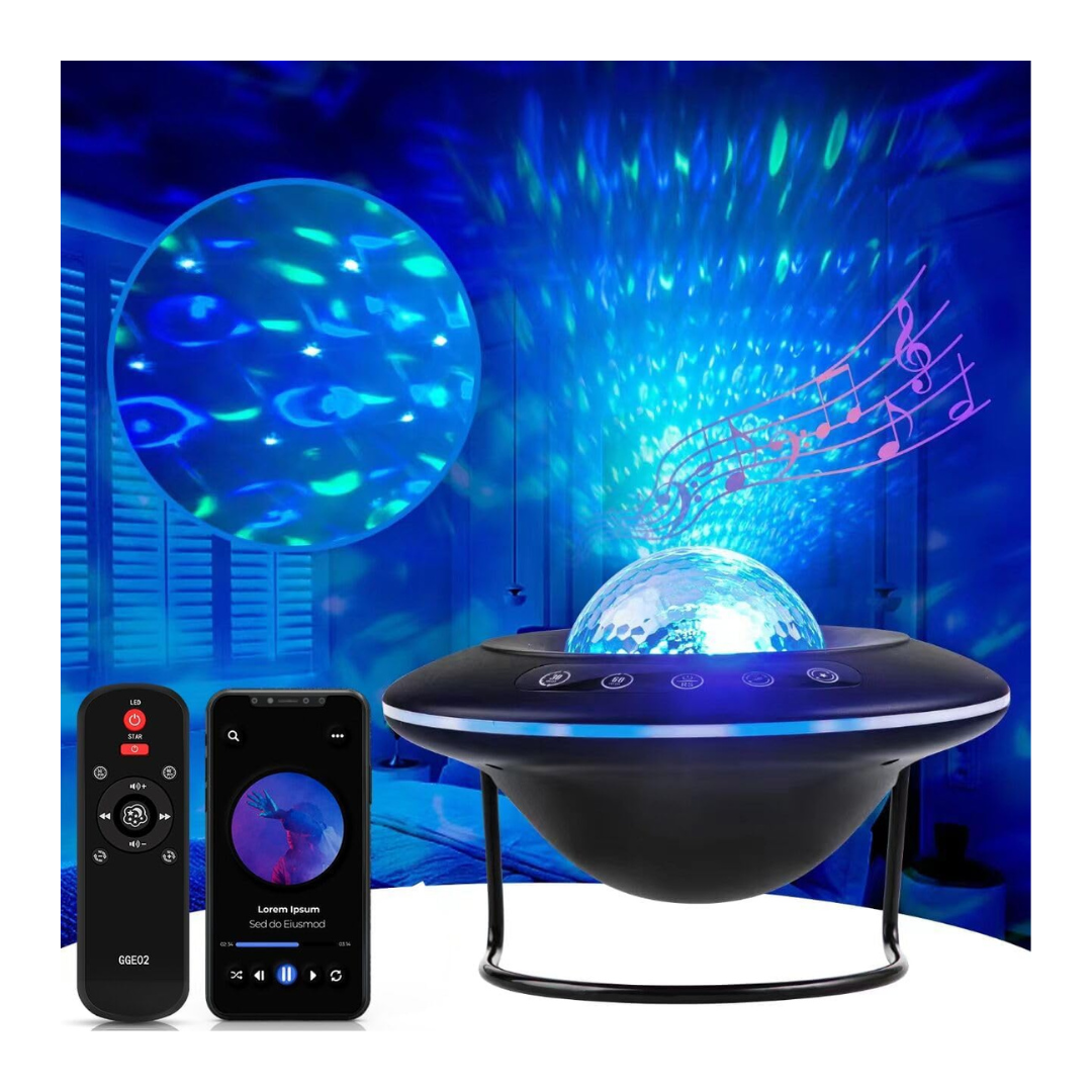 LooEooDoo LED Sky Night Light Galaxy Starry Projection Lamp