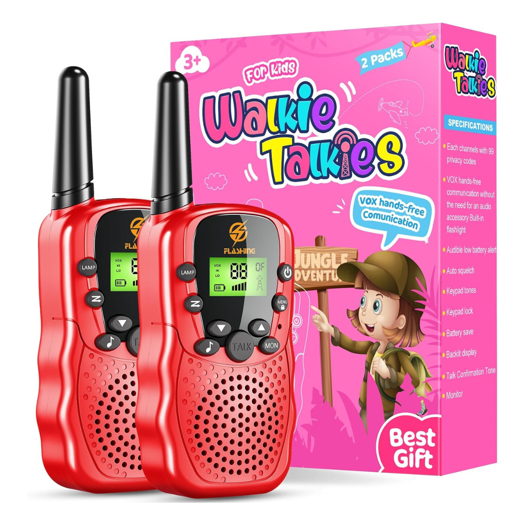 2-Pack Dastion-99 Kids Walkie Talkies Set