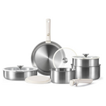 12-Piece Carote Detachable Handle Stainless Steel RV Cookware Set