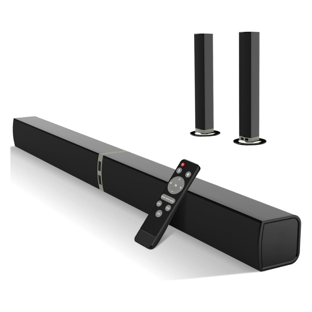 MZEIBO 60W 32" Detachable Bluetooth 5.0 Soundbar