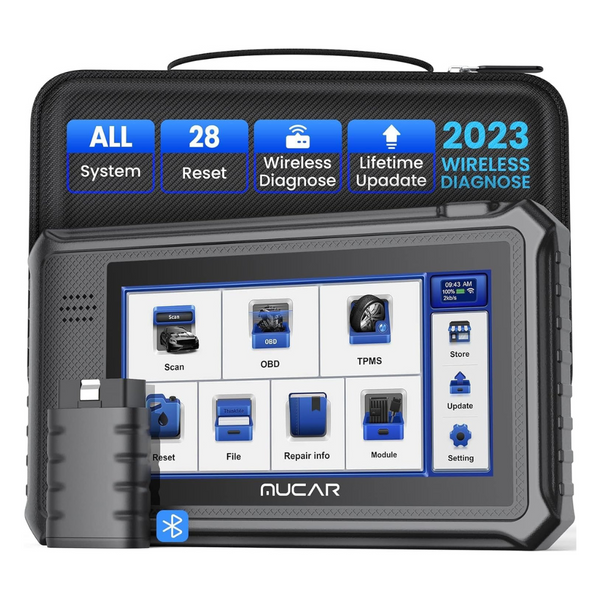 6" HD Touchscreen OBD2 Scanner With 28 Reset Services & Engine System