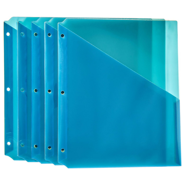 25-Pack Amazon Basics Binder Organizer Poly Jacket