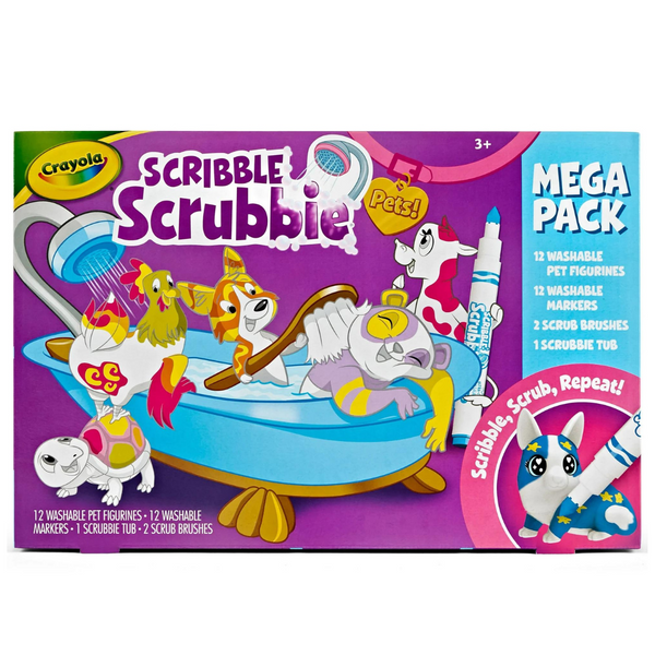 Crayola Scribble Scrubbie Pets Mega Set 2.0 Coloring Toy