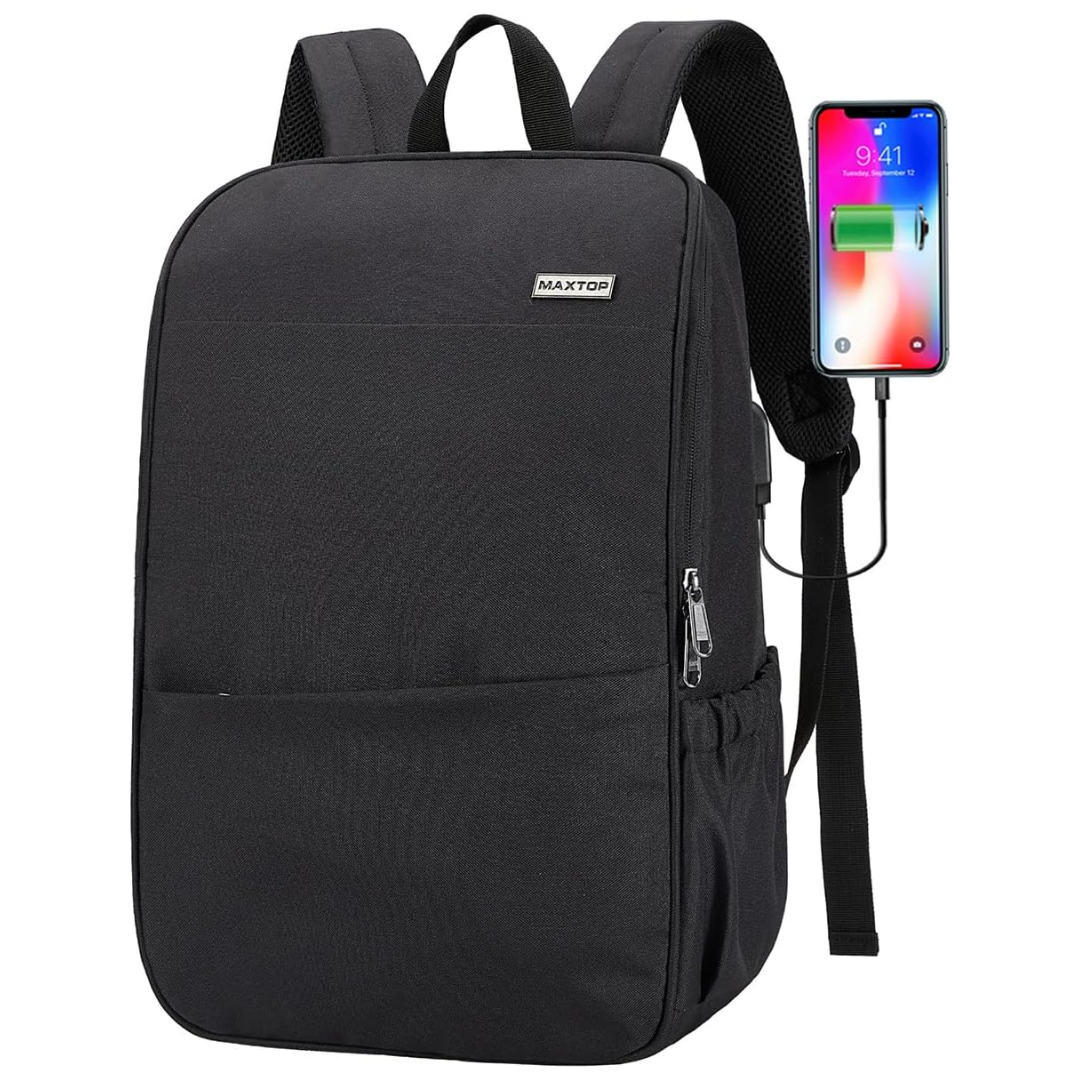 15" Laptop Backpack With USB Charging Port