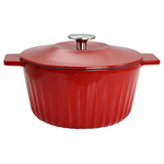 Martha Stewart 5QT Enameled Cast Iron Round Dutch Oven