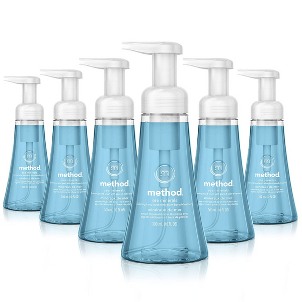 6-Pack Method Sea Minerals Foaming Hand Wash