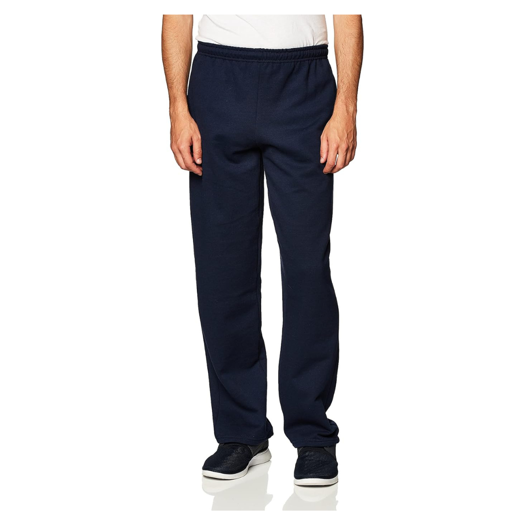 Gildan Adult Fleece Open Bottom Sweatpants With Pockets